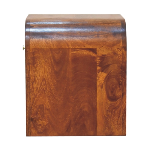 Artisan Furniture Solid Wood Darcy Nightstand In Chestnut Finish