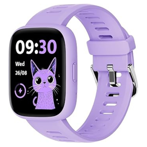 Smart Watch for Kids, 1.8" Fitness Tracker Watch Pedometer, Heart Rate, IP68 Waterproof, Sleep Monitor, Calorie Step Counter, 5 Puzzle Games