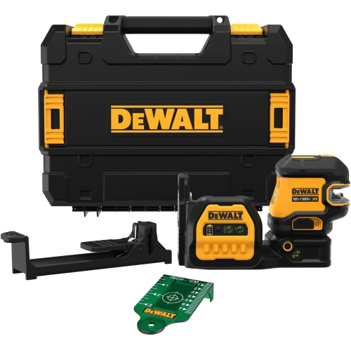 DEWALT 20V/12V MAX Laser Level, 2-Spot Laser, Green, Bare Tool Only