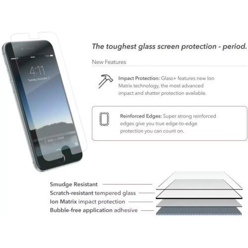 ZAGG Invisible Shield Glass - iPhone 8/7/6s/6
