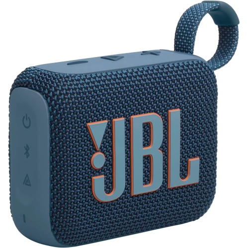 JBL  Go 4 - Ultra-Portable, Waterproof And Dustproof Bluetooth Speaker, 7-Hour Built-In Battery, Made In Part With Recycled Materials (Blue)