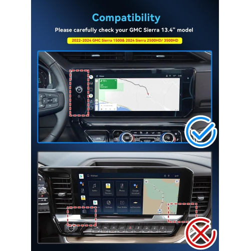 2 3500PCS – Protecteur d'écran Sierra 1500 Nano pour Sierra 2022-2024&2024 GMC Sierra 2500HD/1500HD (AT4, AT4X,