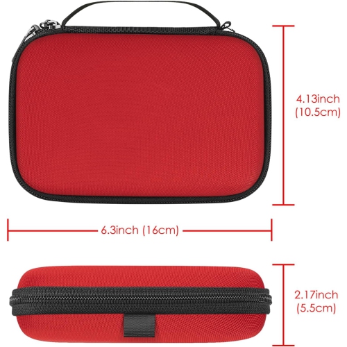 Handheld Game Console Carrying Case, Protective Travel Retro Mini Game Player Box for Charging Cable,