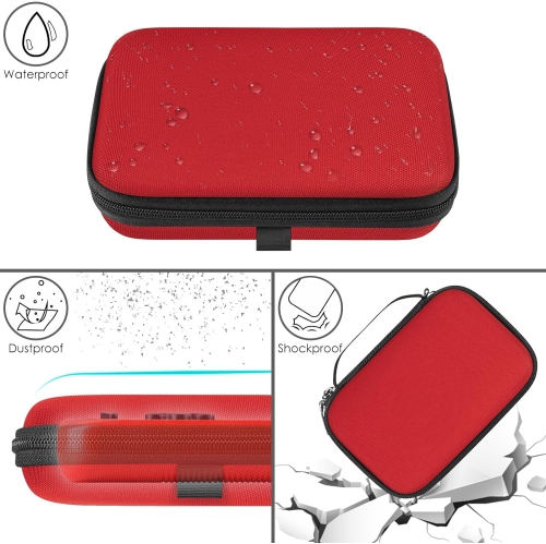 Handheld Game Console Carrying Case, Protective Travel Retro Mini Game Player Box for Charging Cable,