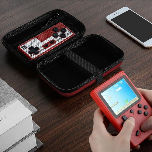 Handheld Game Console Carrying Case, Protective Travel Retro Mini Game Player Box for Charging Cable,