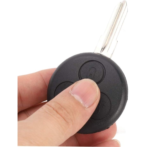 Key Shell Case Car Accessory 3 Buttons Remote Key Fob Case Replacement Fit for Mercedes Smart