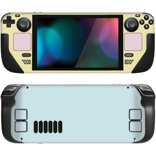 Ensemble complet de décalcomanies protectrices pour Steam Deck LCD, revêtement en vinyle pour Steam Deck O - Pale