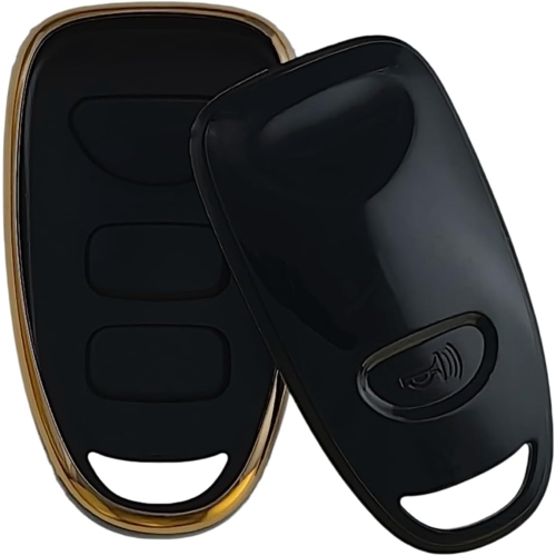 Étui pour porte-clés en TPU compatible avec Hyundai Accent Elantra Genesis Sonata Kia Forte Optima Rondo 2006-2020