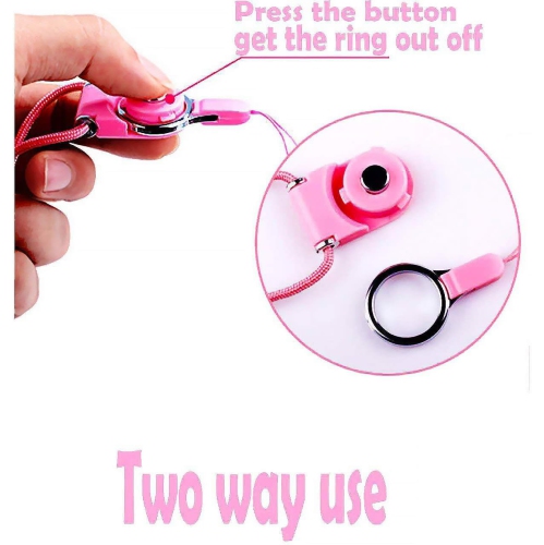 4Pack Cell Phone Neck Lanyard Strap, 14.6" Nylon Necklace rope,Wrist hand Lanyard,Key chain Charms for iPhone 6,6