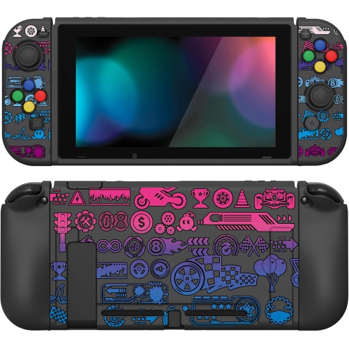 PLAYVITAL  Zealprotect Soft Protective Case for Nintendo Switch, Flexible Cover Protector for Switch With Screen