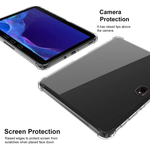 Tablet Case for Samsung Galaxy Tab Active 4 PRO 10.1inch, Flexible TPU Ultra Slim Reinforced Corners