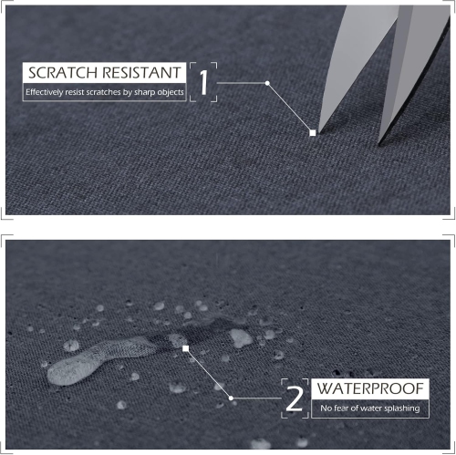 Housse pour ordinateur portatif de 16 po AYoung, étui de transport résistant à l'eau, pochette avant, poignée rétractable