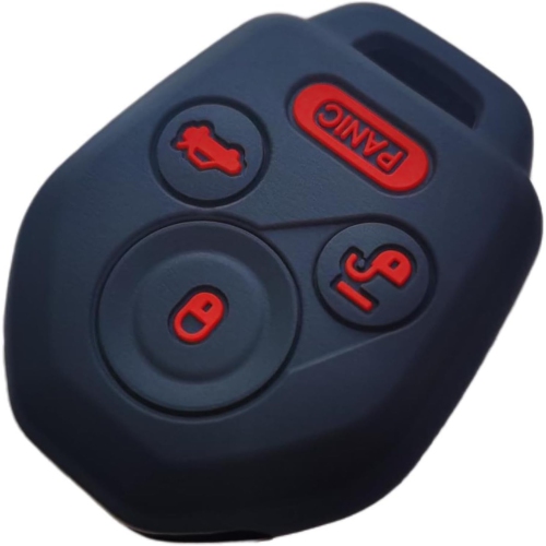 Silicone Key Fob Cover Remote Keyless Case Protector Compatible with Subaru Crosstrek Forester Impreza Legacy