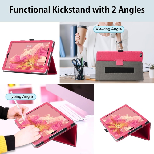 Case Compatible with Acer Iconia Tab A10 10.1 inch Tablet case, Folding Stand with Pencil Holder Protective