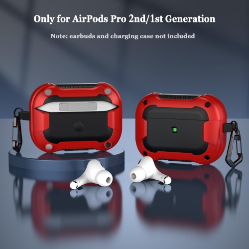 Case for Airpods Pro with Keychain & Cleaing Kit, Full-Body Protective Cover