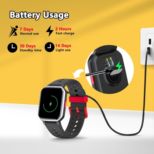 Kids Smart Watch Charger, USB Magnetic Charging Cable Cord H79 Kids Watch