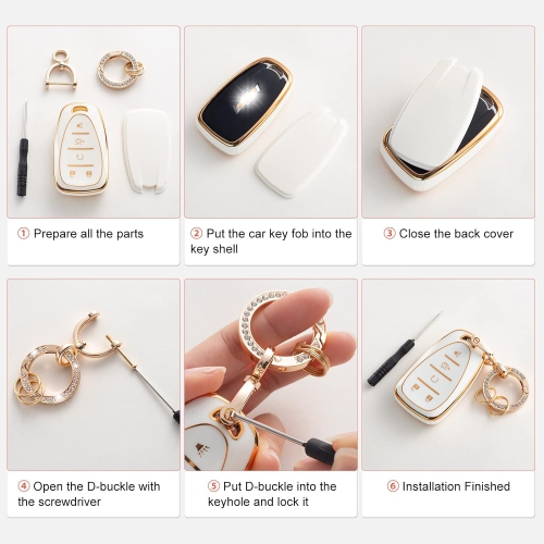 Key Fob Cover Compatible with Lexus, Soft TPU Key Case Protection Shell Fit Lexus RX ES GS LS NX RS GX LX RC