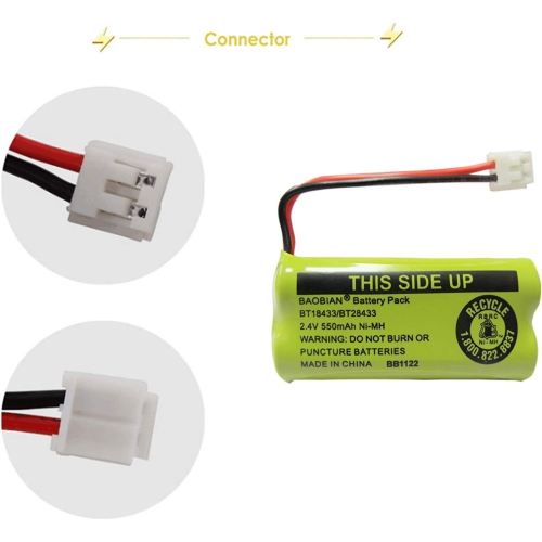 BT18433 BT28433 Cordless Phone y Compatible with AT&T/Lucent BT-18433 BT-184342 BT-28433 BT-284342