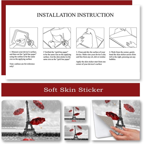 Autocollant autocollant pour portable, 12&nbsp;po po 13,3" 13&nbsp;po 15,14&nbsp;po 15,4&nbsp;po 15.6&nbsp;po Étui autocollant en vinyle protecteur