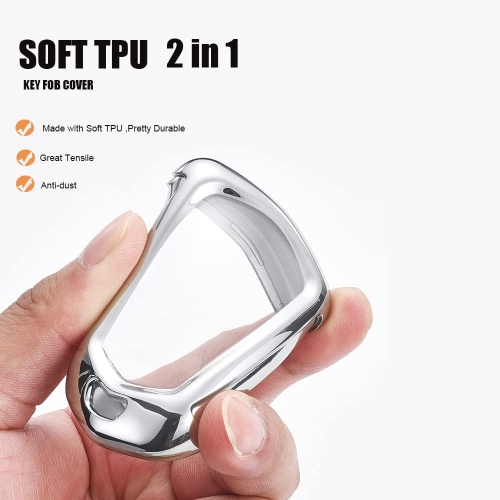 Plating TPU 4/5/6 Button Key Fob Cover for Cadillac Escalade CTS 2015-2019 SRX XT5 ATS STS CT6 Accessories