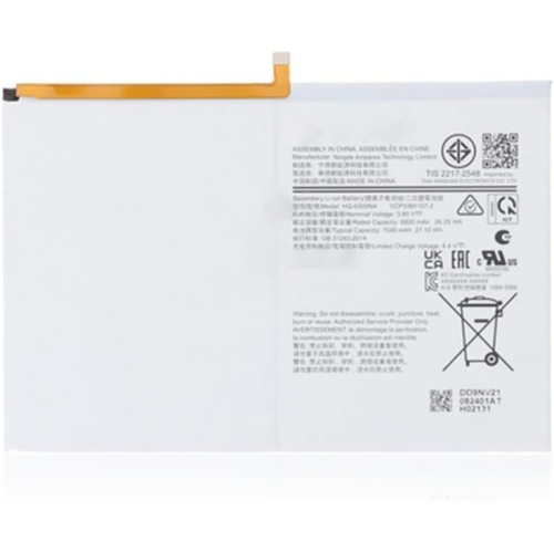 Replacement y HQ-6300NA Compatible with Samsung Galaxy Tab A8 10.5" (SM-X200 / SM-X205)