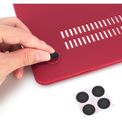 4 PC; Pieds en silicone pour ordinateur portatif; Pied inférieur de remplacement compatible avec MacBook Pro/Air