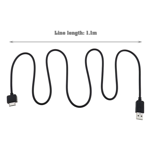 Câble de recharge USB de rechange OLS 2 pièces Compatible avec les modèles PS Vita 1000 Charge de données USB 2 en 1
