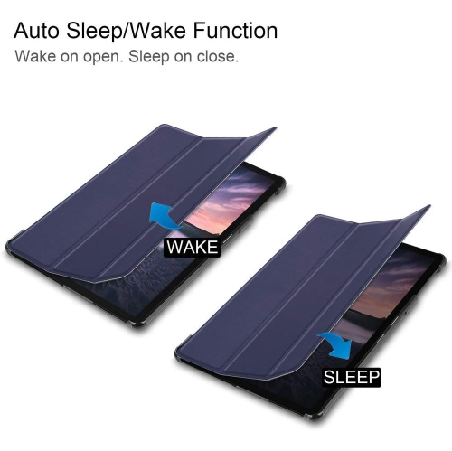 Custer Case for Samsung Galaxy Tab S4 10.5 T830 T835 T837,Ultra-Thin PU-Leather Hard Shell Cover for Samsung