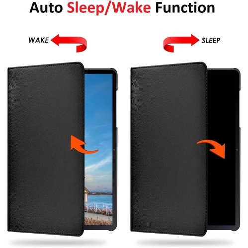 Rotating Case for Samsung Galaxy Tab A9 8.7" 2023 [X110/X115], 360 Degree Stand [Auto Sleep/Wake] Flip Leather