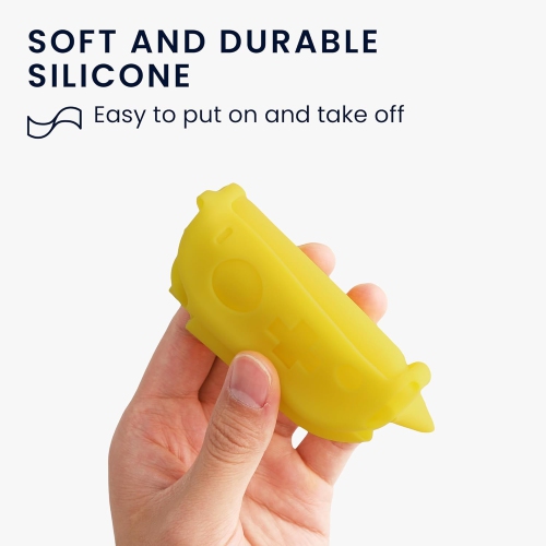 Silicone Cover Compatible with Nintendo Switch Lite Cover - Soft Protective Case Skin - Yellow