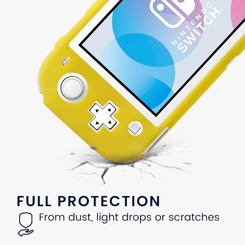 Silicone Cover Compatible with Nintendo Switch Lite Cover - Soft Protective Case Skin - Yellow