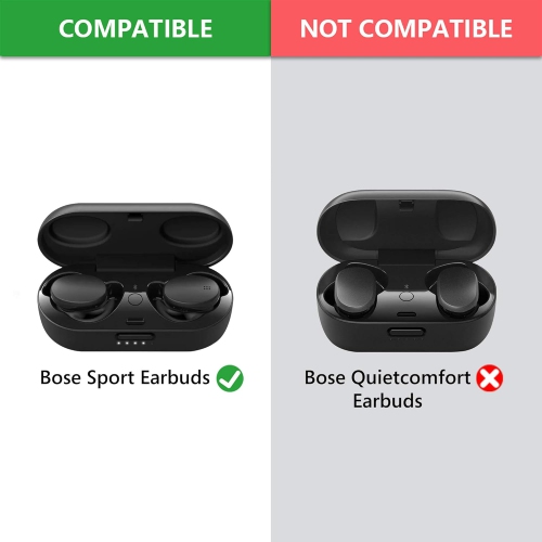 Silicone Case Cover Compatible with Bose Sport Earbuds True Earbuds, Earphones Skin Cover, Protective