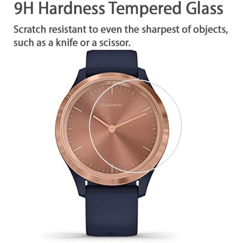 Screen Protector for Garmin Vivomove 3S,9H Hardness Tempered Gl Screen Protector for Garmin Vivomove 3S