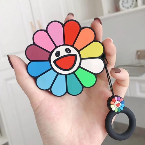 MOYDOLO  Compatible With Airpods 3 Case Sunflower, Protective Silicone Cartoon 3D Cover for Airpod 3Rd Generation Case