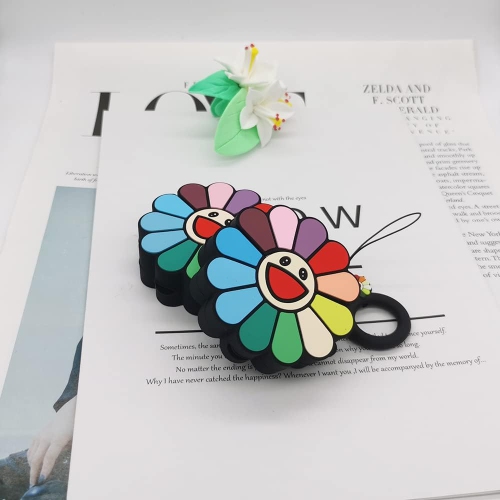 Compatible with AirPods 3 Case Sunflower,Protective Silicone Cartoon 3D Cover for AirPod 3rd Generation Case