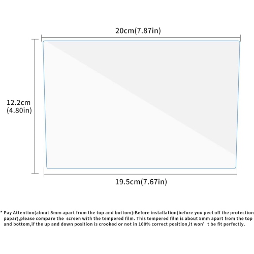 Protecteur d'écran de navigation pour Subaru Impreza Crosstrek Forester Ascent Accessoires 2019 2020 2021 2022 2023