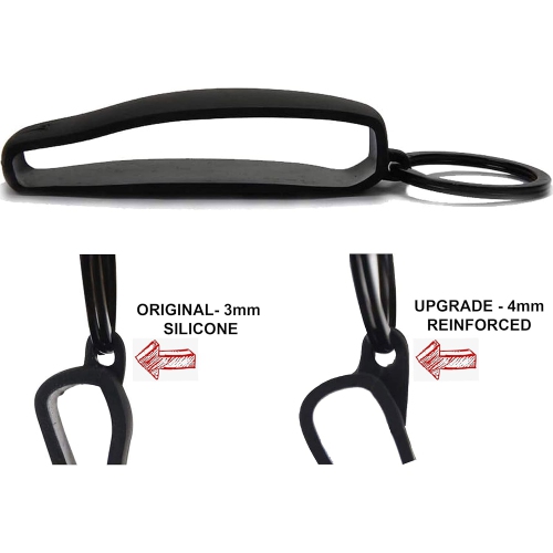 for BLACK Tesla MODEL X Skin Cover Keychain Remote Key Fob Key Chain Accessory Smart Key Protective Protector Case