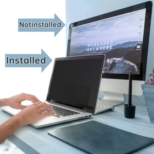 Laptop Privacy Screen 15.6 Inch for HP Dell Acer Asus Lenovo Thinkpad Envy Xps, 16:10 Aspect Removable