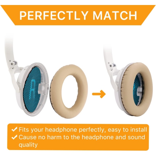 Ear Pads for Bose QC25/QC35 II/QC35/QC15/AE2 AE2i AE2w Headphones Replacement Earpads Cushions for Bose