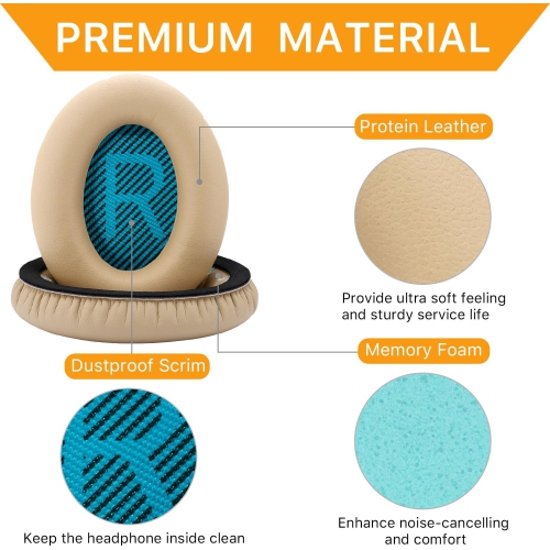 Ear Pads for Bose QC25/QC35 II/QC35/QC15/AE2 AE2i AE2w Headphones Replacement Earpads Cushions for Bose