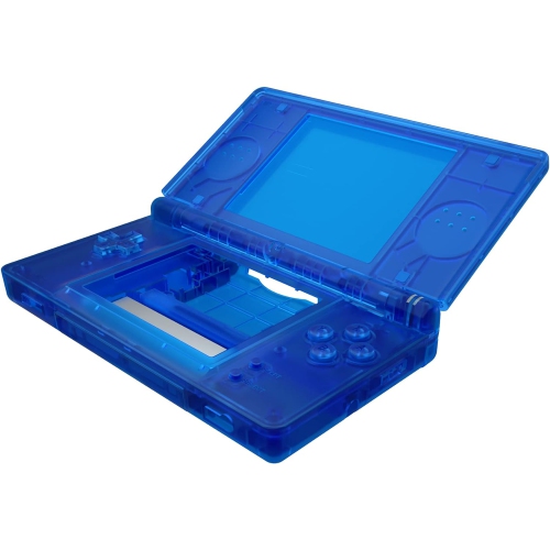Coque de boîtier de rechange transparente pour Nintendo DS Lite, étui de console portative personnalisé avec boutons