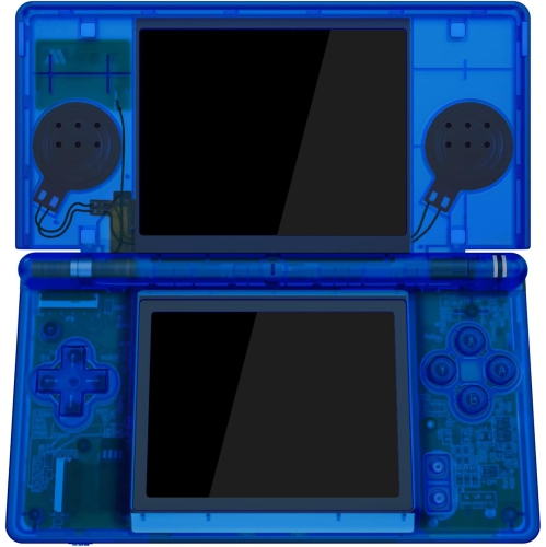 Coque de boîtier de rechange transparente pour Nintendo DS Lite, étui de console portative personnalisé avec boutons