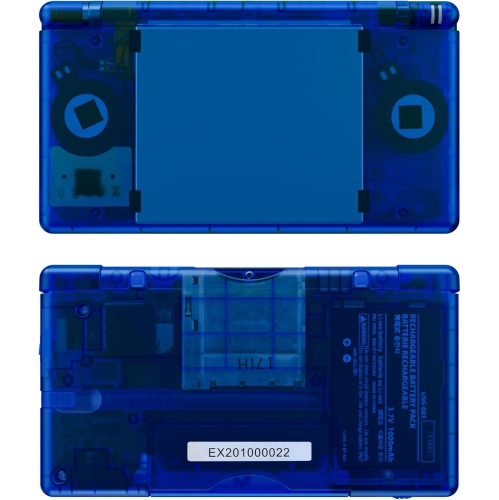 Coque de boîtier de rechange transparente pour Nintendo DS Lite, étui de console portative personnalisé avec boutons