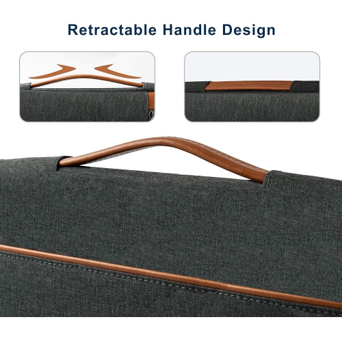 14 Inch Laptop Sleeve Case Notebook Bag Water-Resistant Handbag Carrying Compatible with 14" Lenovo Chromebook