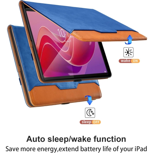 Case for Lenovo Tab M11 11" 2024, Lenovo Tablet M11 Case - [Auto Wake/Sleep] PU Leather Business Flip Folio