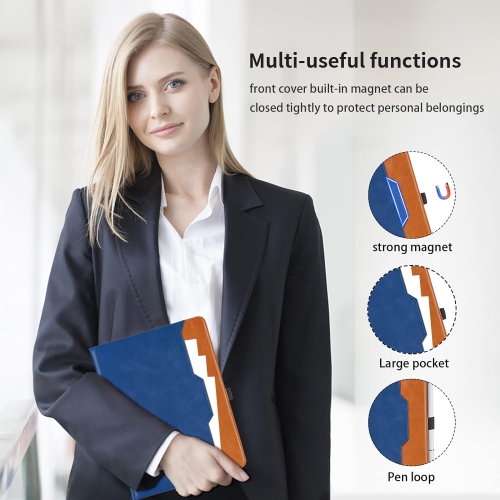 Case for Lenovo Tab M11 11" 2024, Lenovo Tablet M11 Case - [Auto Wake/Sleep] PU Leather Business Flip Folio