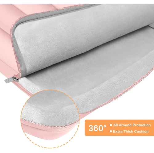360 Protective Puffy Laptop Sleeve 13-13.3 inch for Women Men, Carrying Case Compatible with MacBook Air 13,