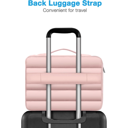 360 Protective Puffy Laptop Sleeve 13-13.3 inch for Women Men, Carrying Case Compatible with MacBook Air 13,