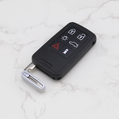 Car 6 Button Remote Folding Key Shell for S60 S80 V40 V60 V70 XC60 XC70 Replacement Flip Remote Key