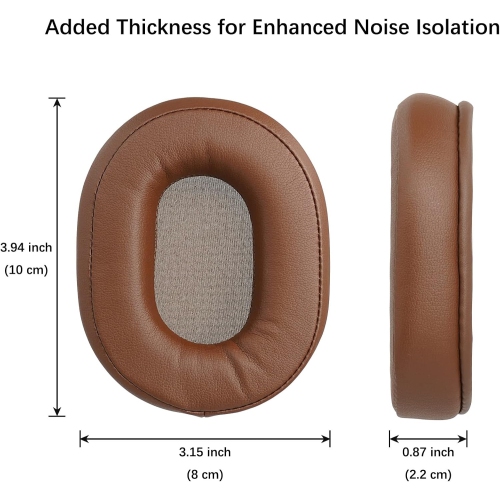 Replacement Ear-Pads Cushions for ATH MSR7, M50X, Covers Compatible with Audio-Technica M50XBT M40X/ HyperX